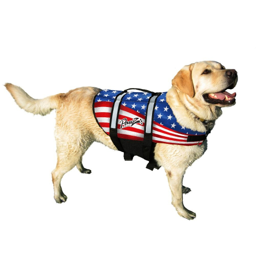 Products Nylon Flag Dog Life Jacket