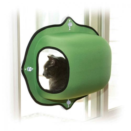 Products EZ Mount Green Window Pod Kitty Sill
