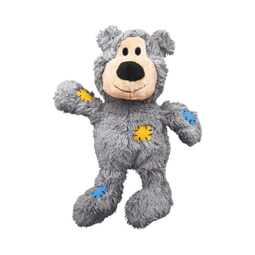 Knots Bear Hearts Dog Toy