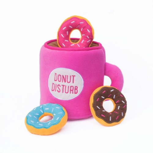 Burrow Coffee & Donutz Hide & Seek Puzzle Dog Toy