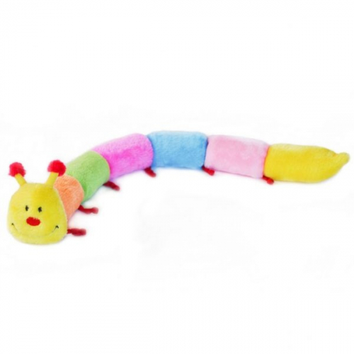 Blaster Squeaker Caterpillar Plush Dog Toy
