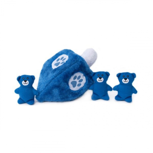 Zippy Burrow Dreidel Hide and Seek Puzzle Dog Toy