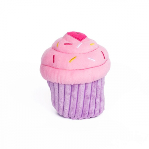 Cupcake Plush Dog Toy