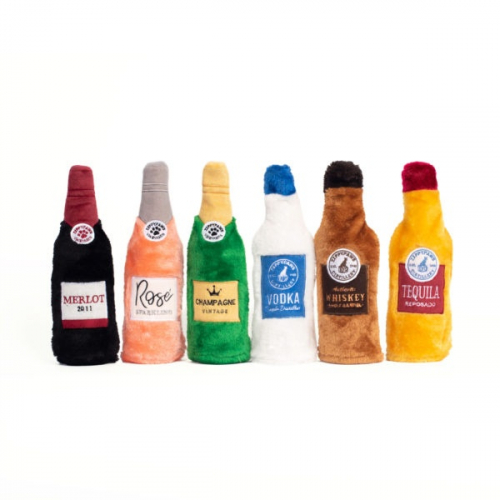 Hour Crusherz Champagne Plush Dog Toy - Image 3