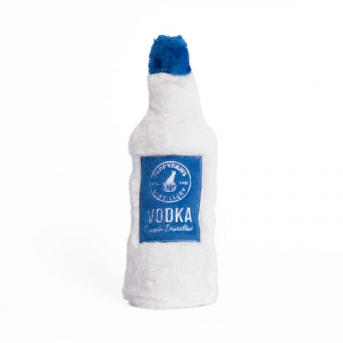 Hour Crusherz Vodka Plush Dog Toy