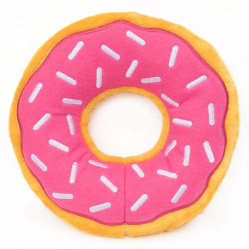 Jumbo Donutz Plush Dog Toy