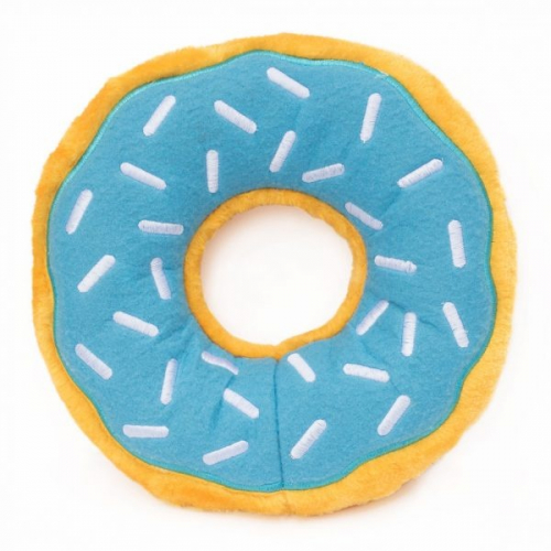 Jumbo Donutz Plush Dog Toy