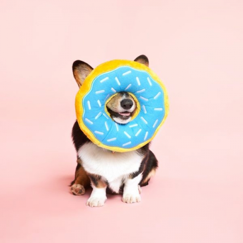 Jumbo Donutz Plush Dog Toy - Image 2