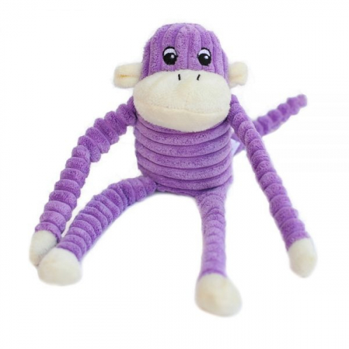Spencer Crinkle Monkey Small Plush Dog Toy