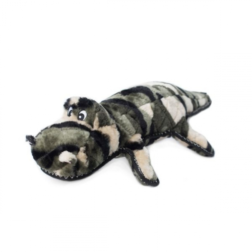 Camron the Camo Gator Plush Dog Toy
