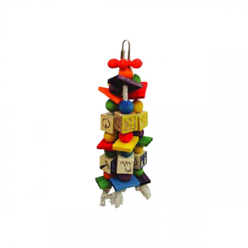 Happy Beaks The Abc Blocks Bird Cage Accessory