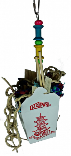Happy Beaks Chinese Take Out Bird Cage Accessory