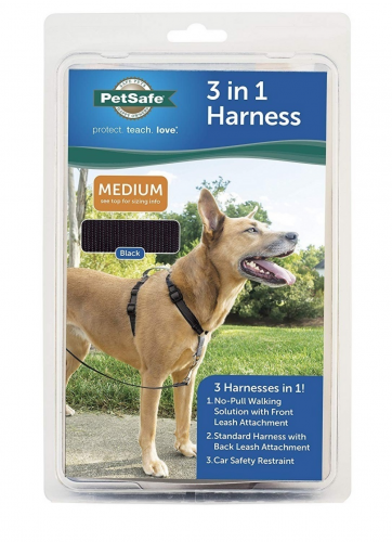 in 1 Black Dog Harness - Image 4